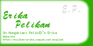 erika pelikan business card